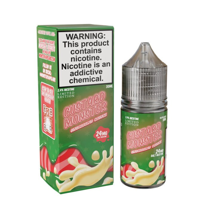 Custard Monster Synthetic Nicotine Salt E-Liquid 30ML - Image 10